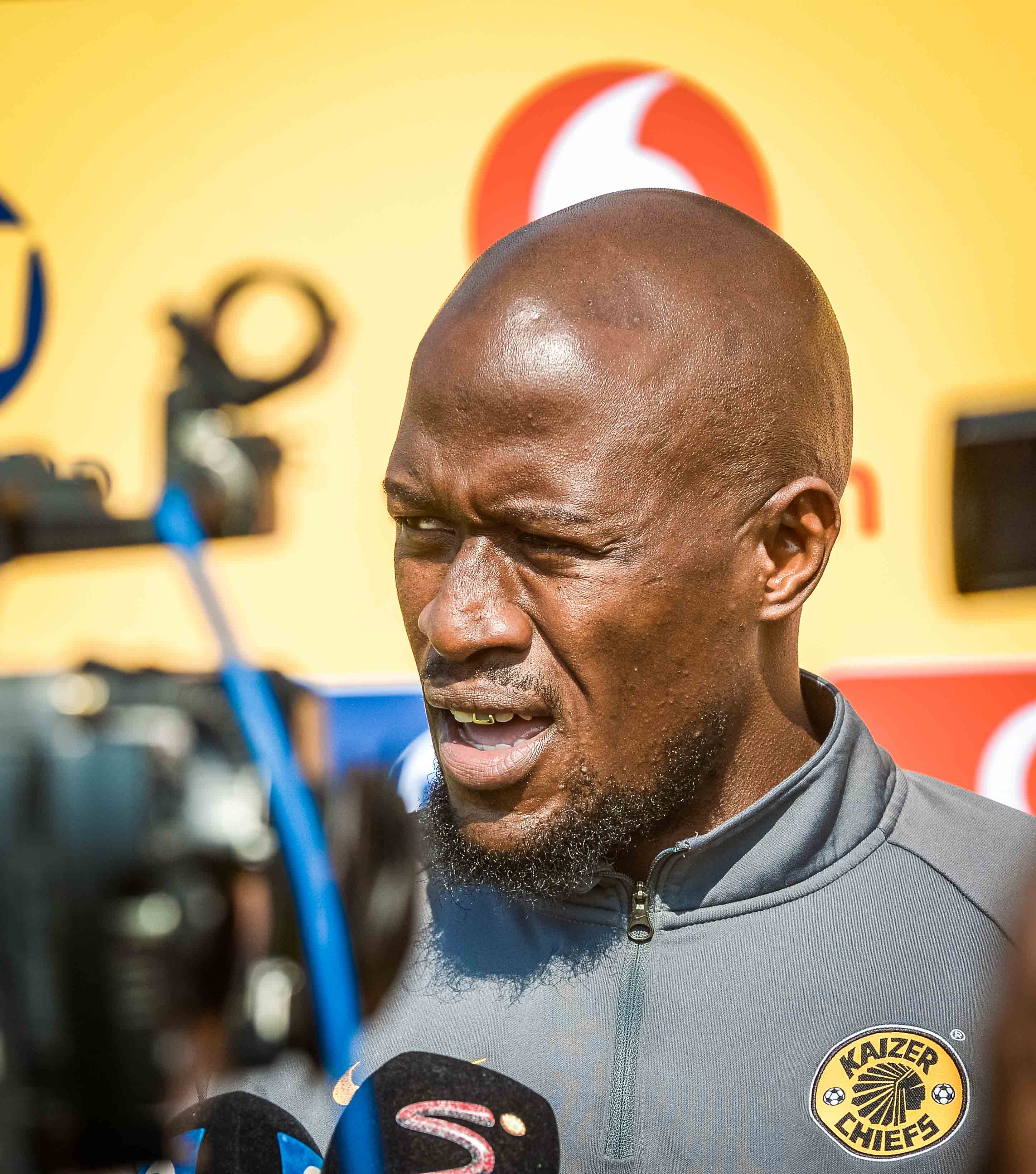 Sfiso Hlanti  at the Kaizer Chiefs Village in Naturena as they build-up to Saturday's match against AmaZulu FC.