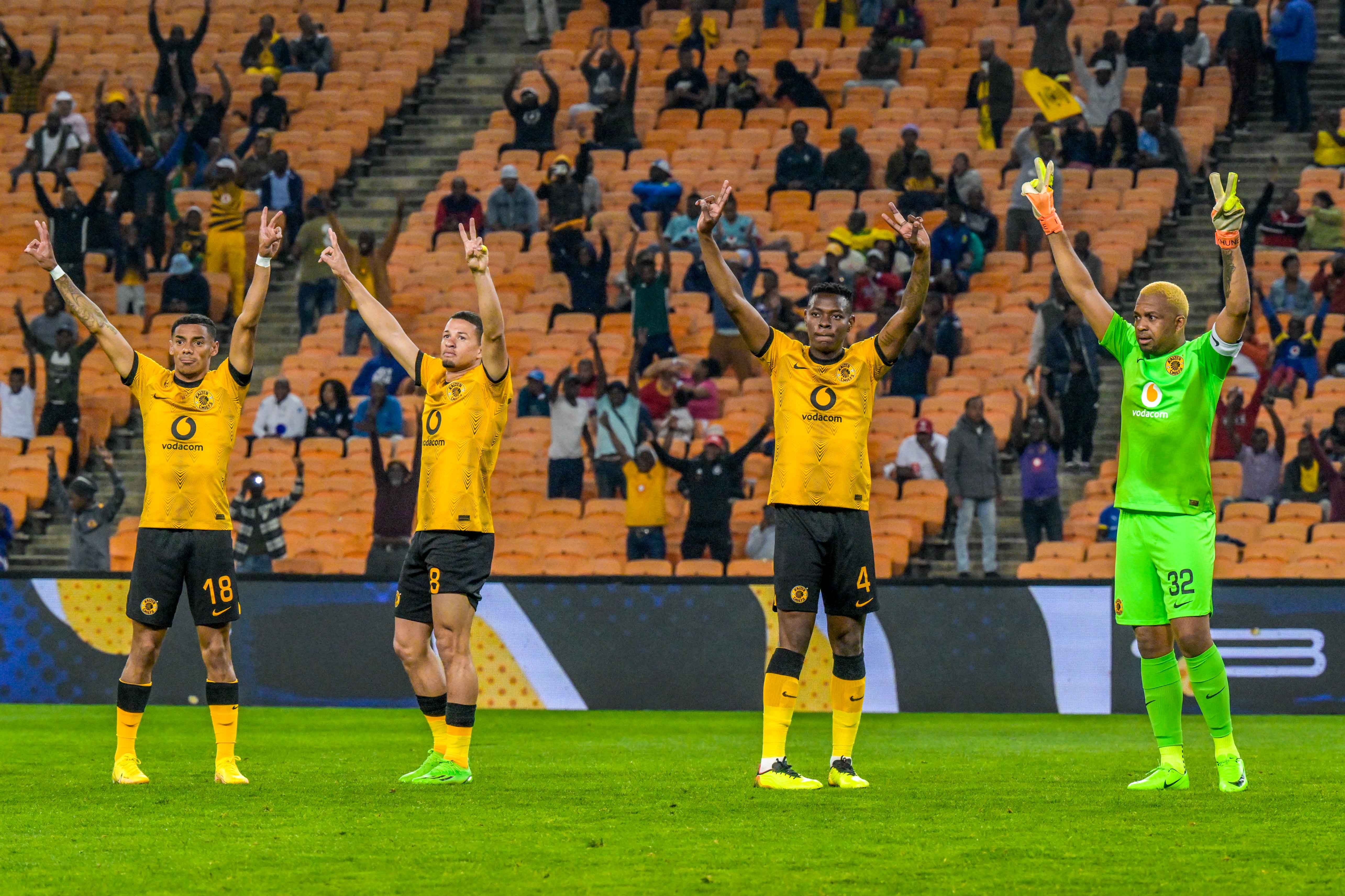 Kaizer Chiefs Players in Dstv Premier clash at FNB Stadium against SuperSport United