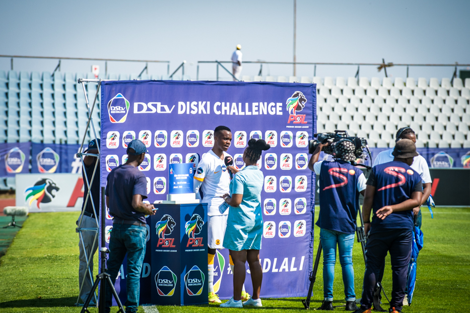 Xolani Cossa awarded the Man of The Match against Marumo Gallants played at the Dobsonville stadium