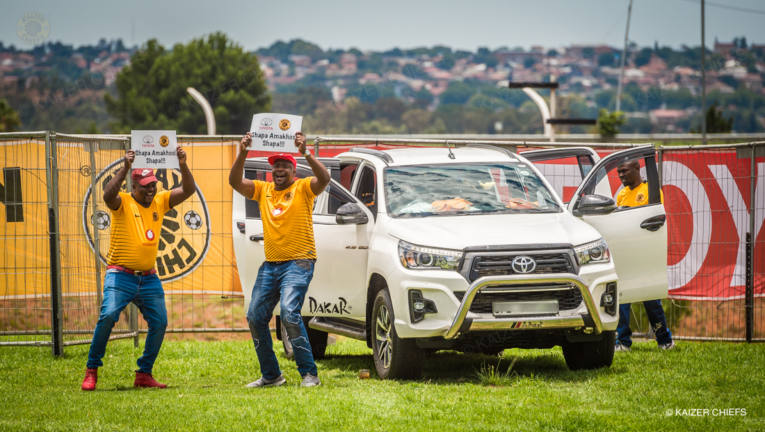 Toyota Zone parking for Chiefs vs CT City Kaizer Chiefs FC